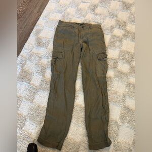 Lauren by Ralph Lauren Womens Cargo Pants - Olive